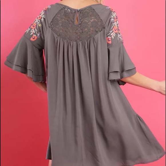 New Umgee Boho embroidered dress - Picture 2 of 8